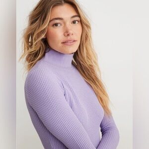 Aerie Lavender Turtleneck Sweater